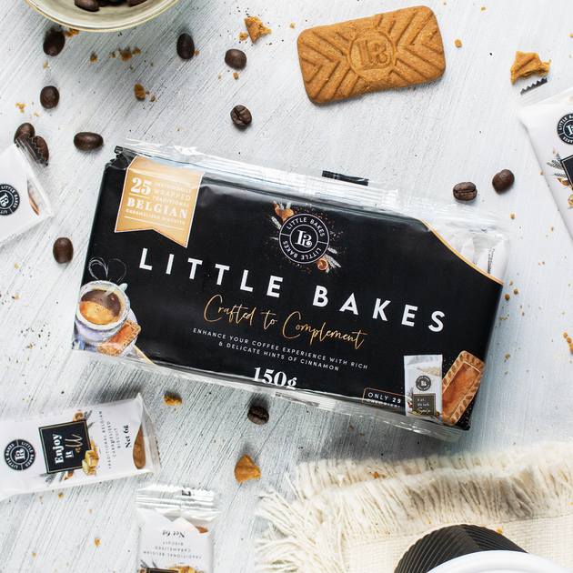 Little Bakes Traditional Belgian Caramelised Biscuits Carton | CafePalazzo